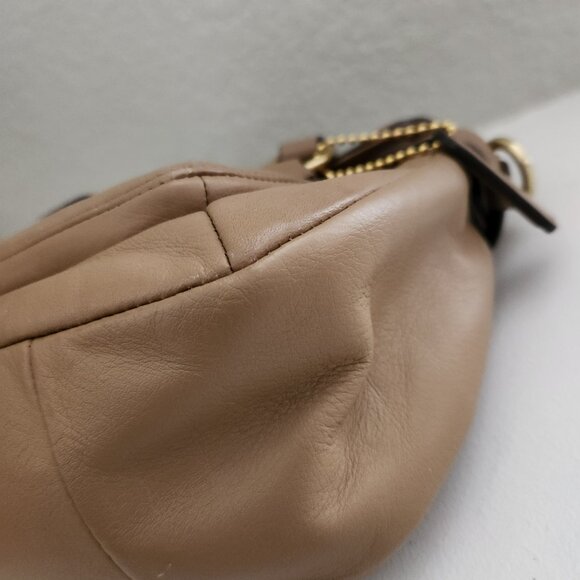 Euc Coach Campbell  All Tan Leather Satchel Handbag Purse - Picture 9 of 16